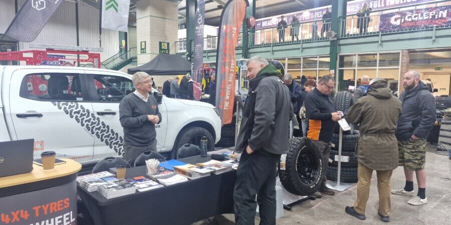4x4 Tyres stand at the 4x4 Expo