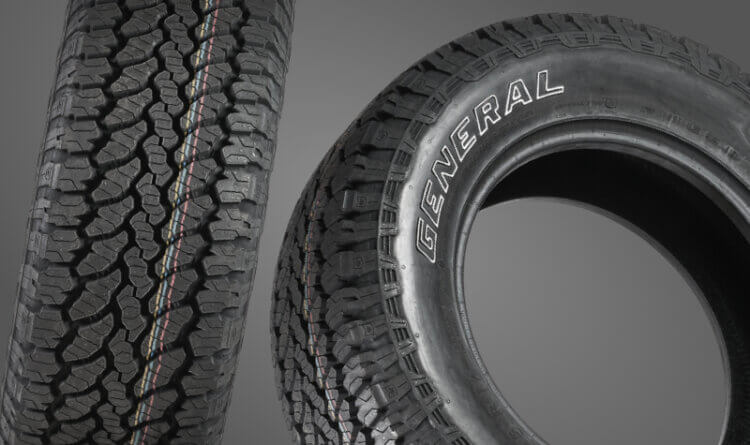 A General Grabber AT3 on a grey background