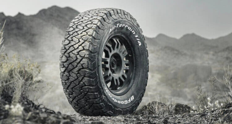 BFGoodrich KO3 showing its Aesthetic Appeal & Aggressive Design sat on rough terrain