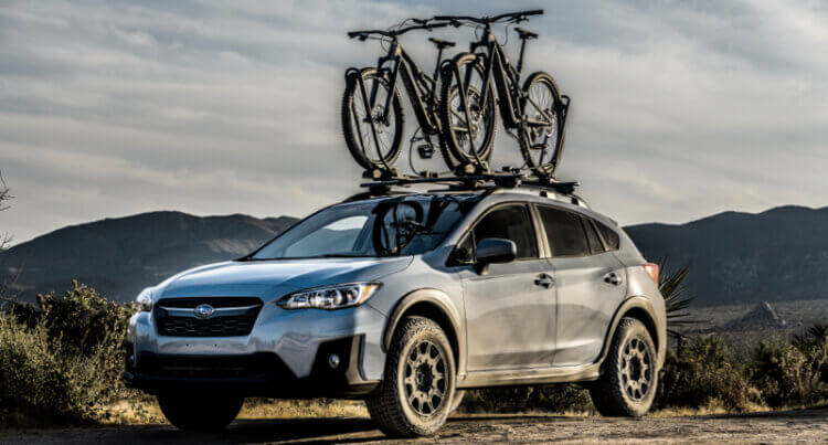 A SUV car offloading sat on Falken Tyres Falken Falken SUV Tyres