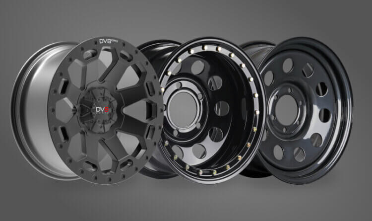 A wheel line up showing the wide Range of Design Options to Choose From