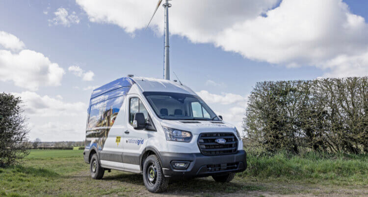The general Van Tyres sat on a working van showing its Engineered for Vans That Go the Distance
