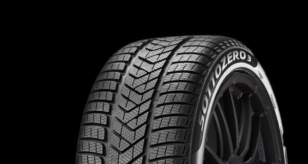 Pirelli Sottozero product family on black background