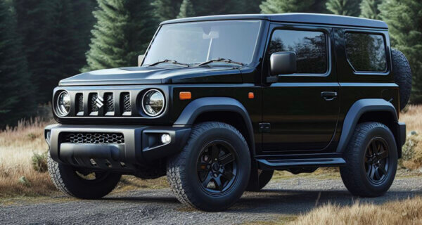 Suzuki Jimny parked on a pine forest road Suzuki Jimny Tyres