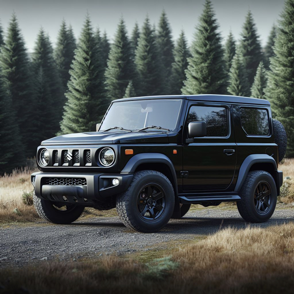 Suzuki Jimny parked on a pine forest road Suzuki Jimny Tyres