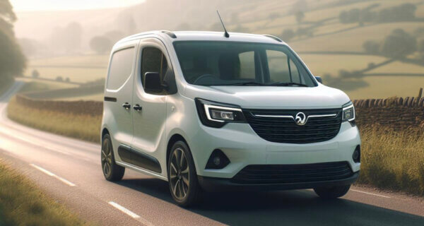 Vauxhall Combo driving along a uk county road sat on Vauxhall Combo Tyres