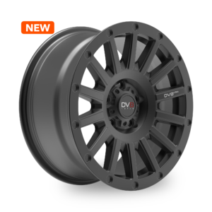 A dv8 works Verve black alloy wheel