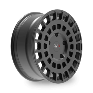 A dv8 works Titan black alloy wheel