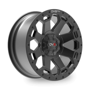A dv8 works Concept black alloy wheel