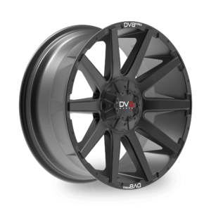 A dv8 works Vortex black alloy wheel