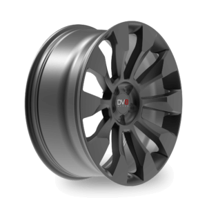 A dv8 works Sawtooth black alloy wheel