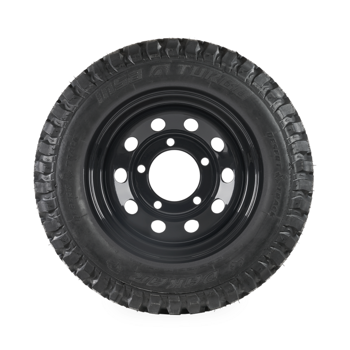 Land Rover Wheel and Tyre Packages Modular Steel Wheel 16x8 and the Insa Turbo Dakar MT tyre
