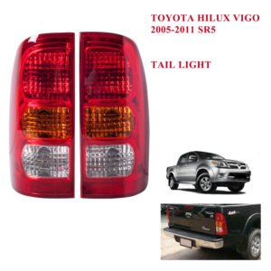 2005 - 2010 Tail light lamp No Bulb LH RH 2 Pc Fit Toyota Hilux Pickup SR5 Vigo